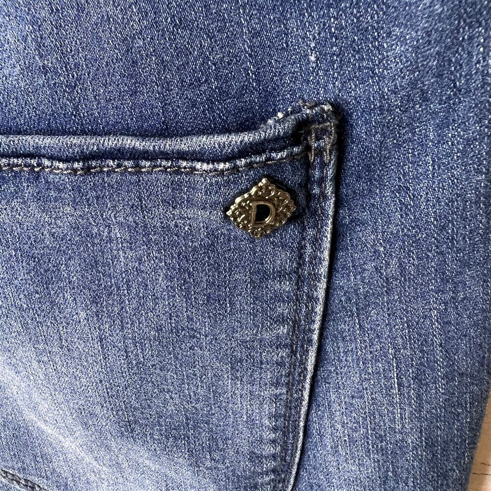 Democracy Jeans Womens Size 16P Ab Solution Medium Wash Bootcut Cotton Stretch - Picture 14 of 16